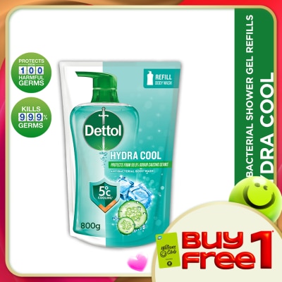 DETTOL - Body Wash Hydra Cool Refill 800g