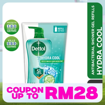 DETTOL Body Wash Hydra Cool Refill 800g