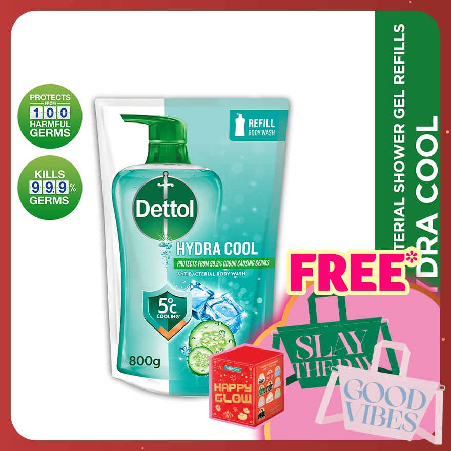 Body Wash Hydra Cool Refill 800g