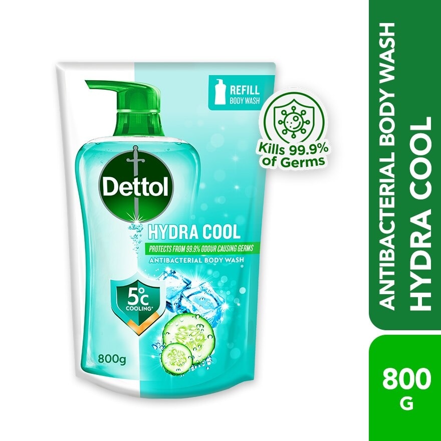 Body Wash Hydra Cool Refill 800g