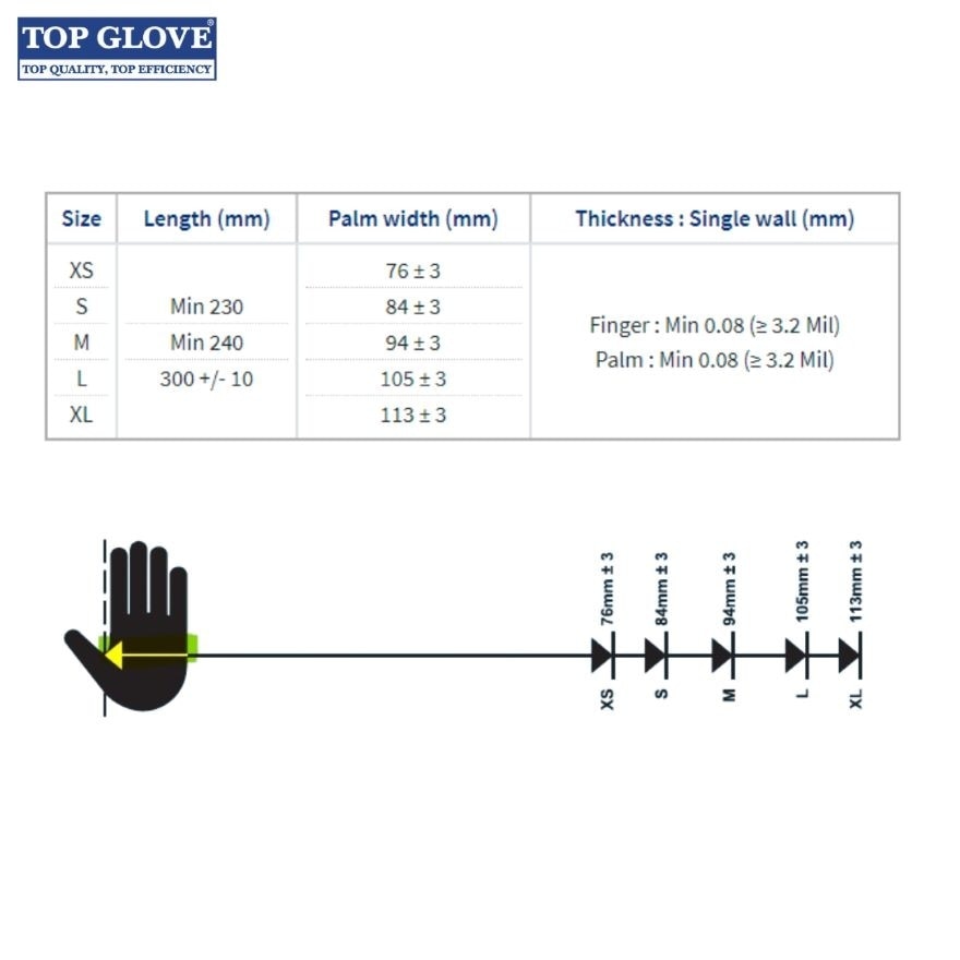 Latex Disposable Powdered Gloves, Natural XS 100's