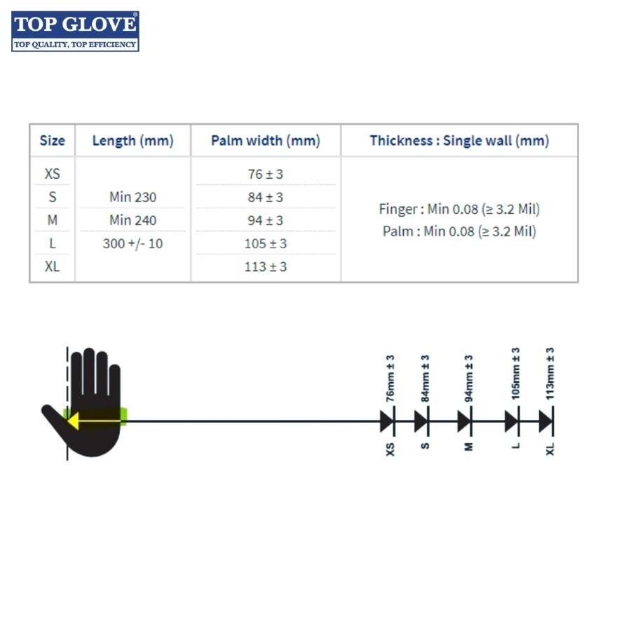 Latex Examination Powder Free Gloves, Natural S 100's