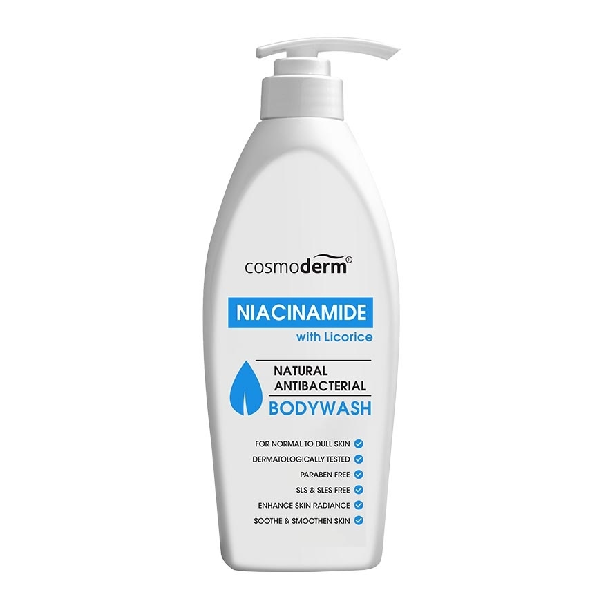 Niacinamide Natural Antibacterial Body Wash 500ml image
