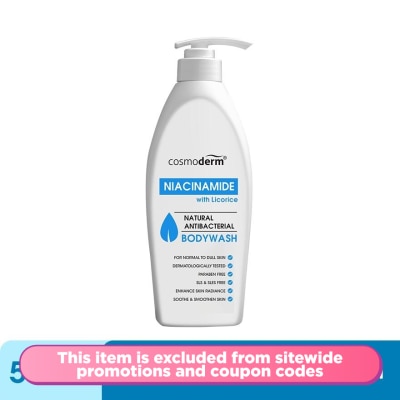 COSMODERM Niacinamide Natural Antibacterial Body Wash 500ml