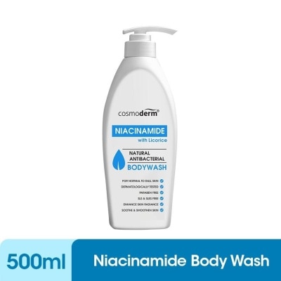 COSMODERM Niacinamide Natural Antibacterial Body Wash 500ml