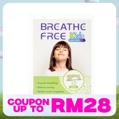 BREATHE FREE Nasal Strips Kids 10s