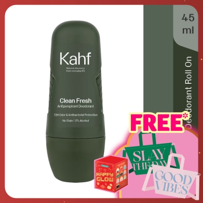 KAHF Clean Fresh Antiperspirant Deodorant Roll On 45ml