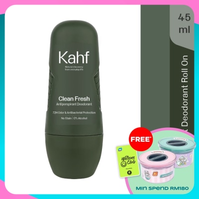 KAHF Clean Fresh Antiperspirant Deodorant Roll On 45ml
