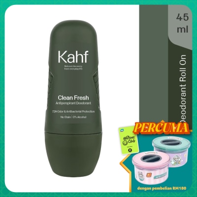 KAHF Clean Fresh Antiperspirant Deodorant Roll On 45ml