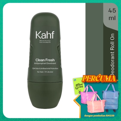 KAHF Clean Fresh Antiperspirant Deodorant Roll On 45ml