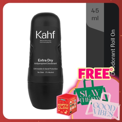 KAHF Extra Dry Antiperspirant Deodorant Roll On 45ml