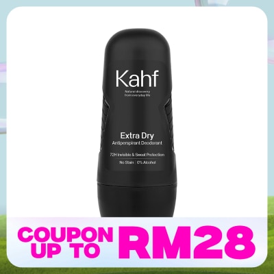KAHF Extra Dry Antiperspirant Deodorant Roll On 45ml