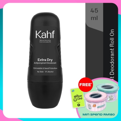 KAHF Extra Dry Antiperspirant Deodorant Roll On 45 ml