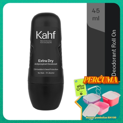 KAHF - Extra Dry Antiperspirant Deodorant Roll On 45 ml