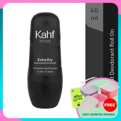 KAHF Extra Dry Antiperspirant Deodorant Roll On 45 ml