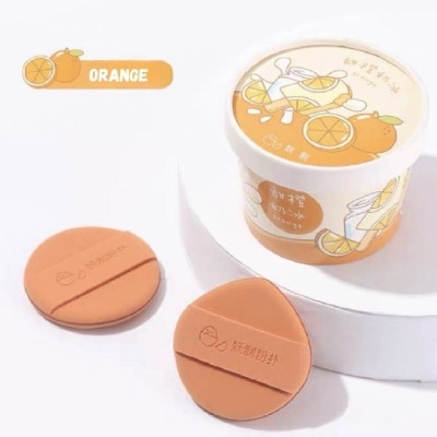 YAOZHI Ice Cream Cushion Puff Sweet Orange 2s