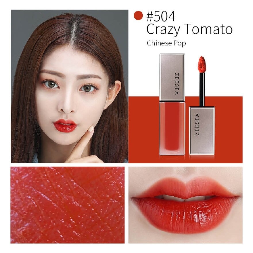 Light Matte Liquid Lip Stain 504 Chili Tomato