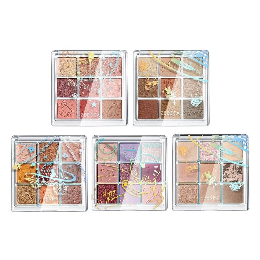 Alice Dreamland 9 Colors Eyeshadow Palette J17 Autumn Tea Party