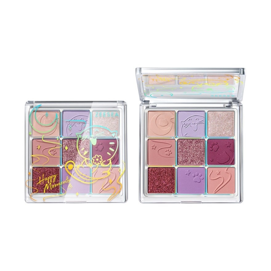 Alice Dreamland 9 Colors Eyeshadow Palette 14 Purple Margarita