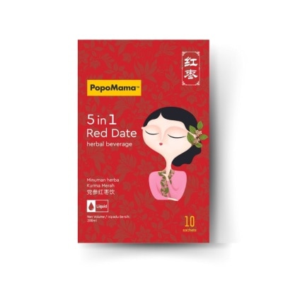 POPOMAMA Red Date 5-in-1 20ml X 10s (Expired June 2026)