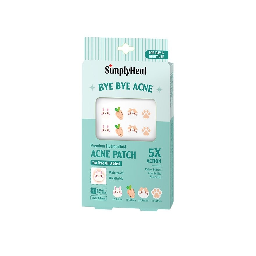 Kitty Rabbit Day & Night Premium Hydrocolloid Acne Patch 20s