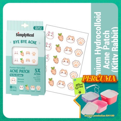 SIMPLYHEAL - Kitty Rabbit Day & Night Premium Hydrocolloid Acne Patch 20s