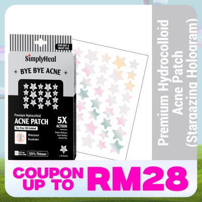 SIMPLYHEAL Star Gazing Day & Night Premium Hydrocolloid Acne Patch 40s