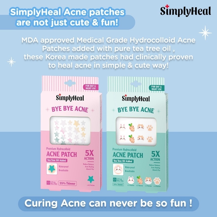 Star Gazing Day & Night Premium Hydrocolloid Acne Patch 40s