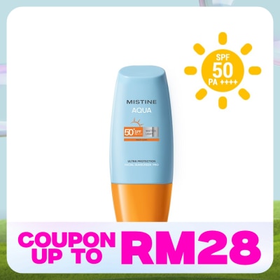 MISTINE Aqua Base Ultra Protection Matte & Light Facial Sunscreen Pro SPF50 PA ++++ 40ml