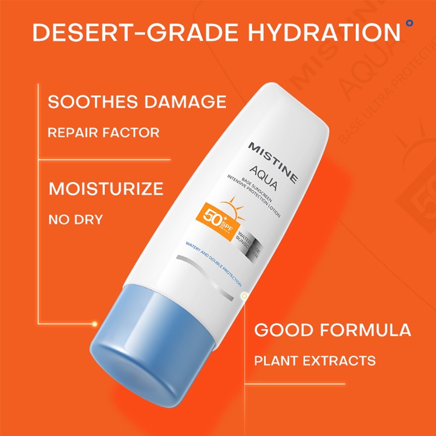 Aqua Base Ultra Protection Hydrate & Bright Sunscreen SPF50+ PA++++ 70ml