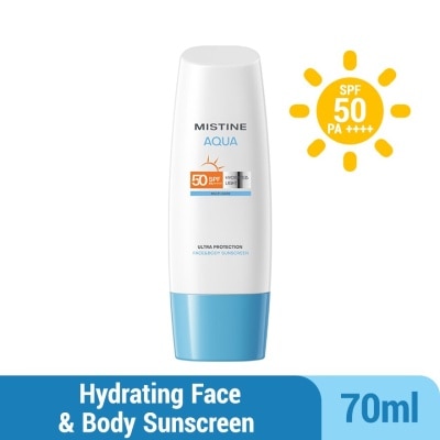 MISTINE Aqua Base Ultra Protection Hydrating Face & Body Sunscreen SPF50 PA++++ 70ml