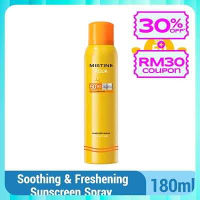 MISTINE Aqua Soothing & Freshening Sunscreen Spray SPF50 PA++++ 180ml