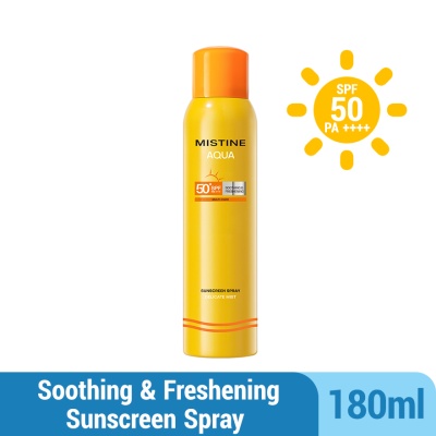 MISTINE - Aqua Soothing & Freshening Sunscreen Spray SPF50 PA++++ 180ml