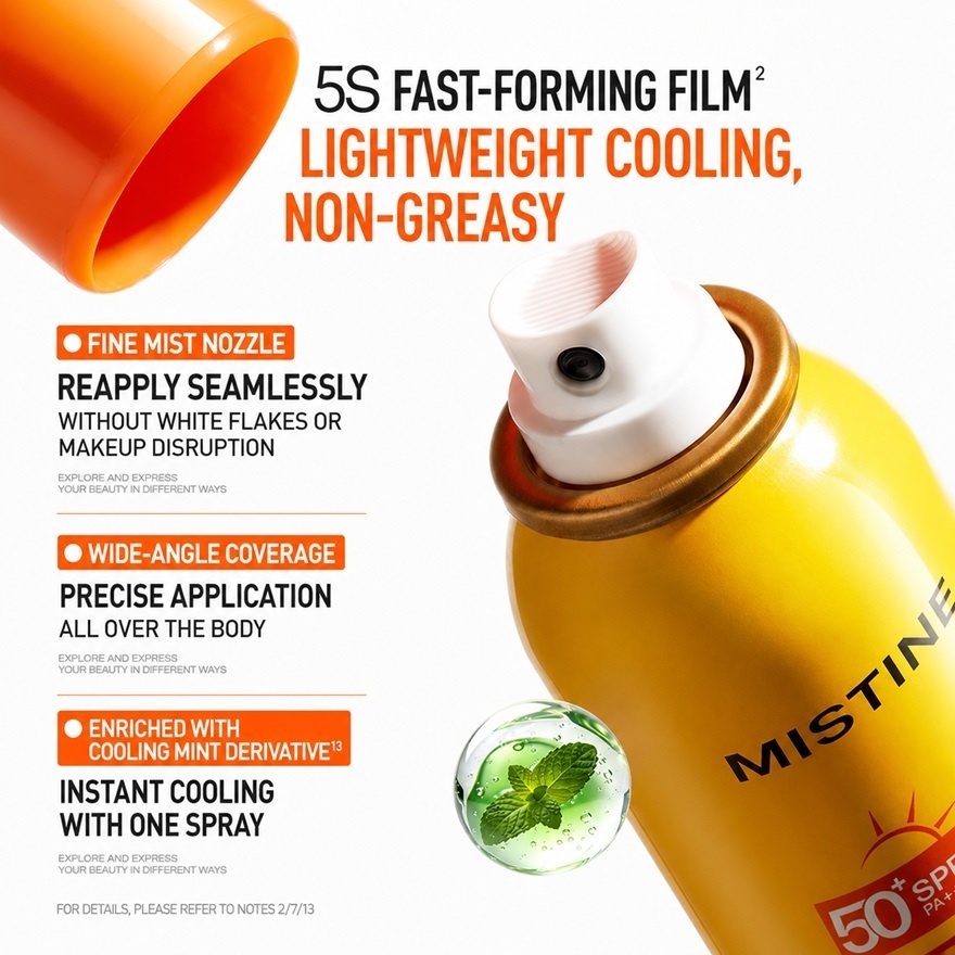 Ultra Protection Brightening & Cooling Sunscreen Spray SPF50 PA++++ 180ml image