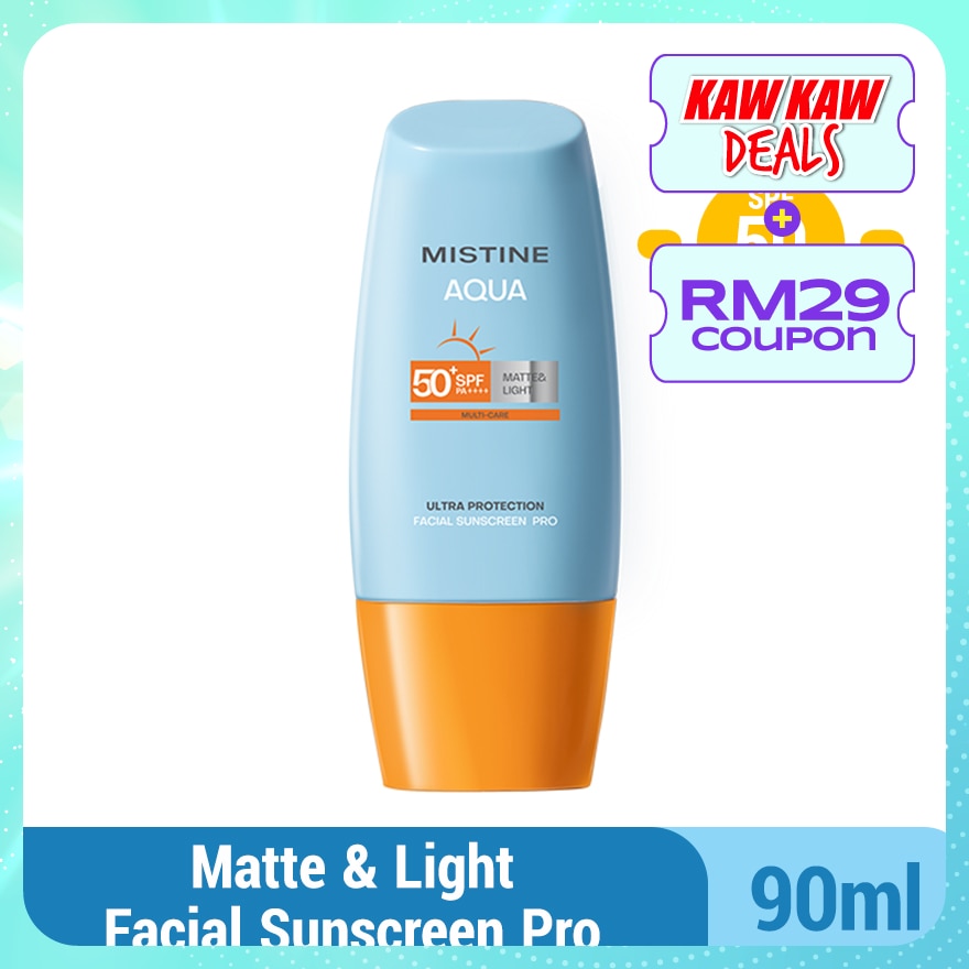 Aqua Base Ultra Protection Matte & Light Facial Sunscreen Pro SPF50 PA ++++ 90ml