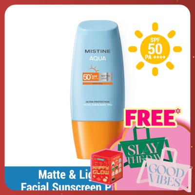 MISTINE Aqua Base Ultra Protection Matte & Light Facial Sunscreen Pro SPF50 PA ++++ 90ml