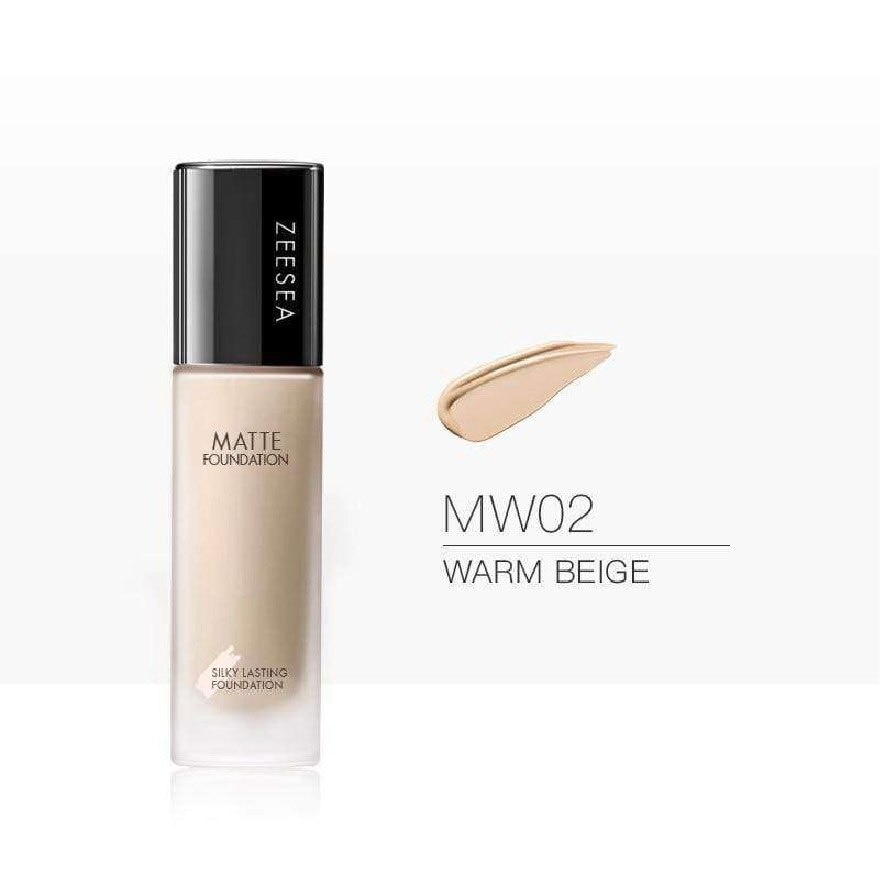 Silky Lasting Liquid Foundation MW02 Warm Beige