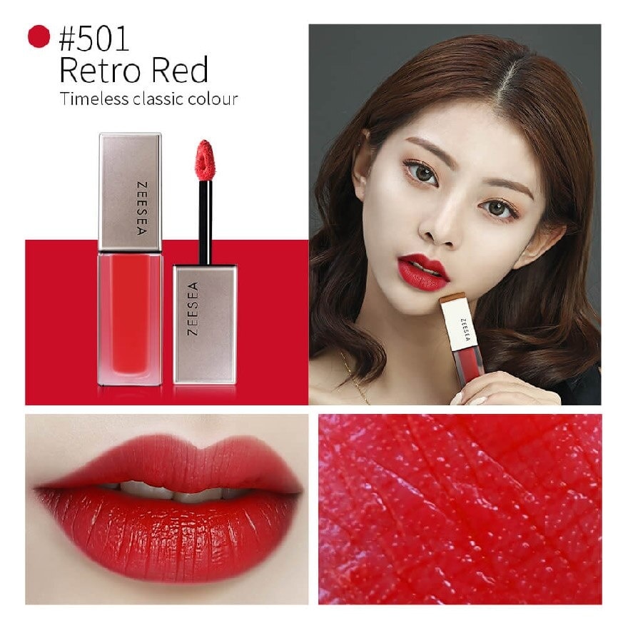 Light Matte Liquid Lip Stain 501 Retro Red