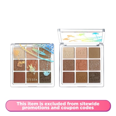 ZEESEA - Alice Dreamland 9 Colors Eyeshadow Palette 11 Caramel Chestnut 10G