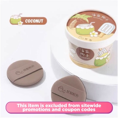 YAOZHI Ice Cream Cushion Puff Seasalt Coconut 2s