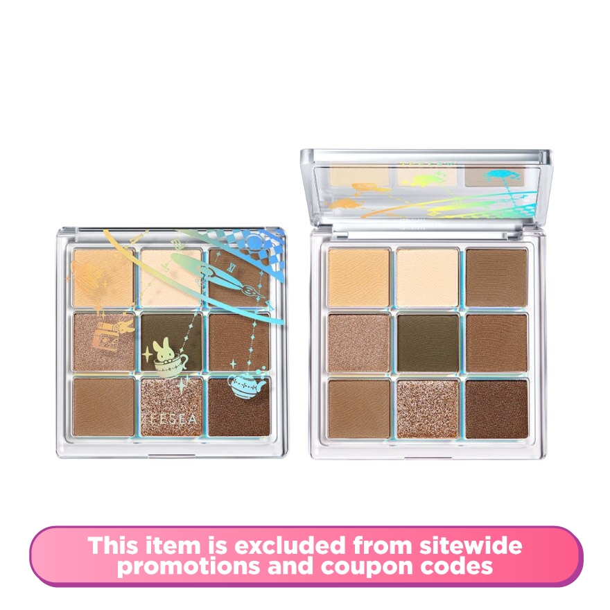 Alice Dreamland 9 Colors Eyeshadow Palette J17 Autumn Tea Party 10G