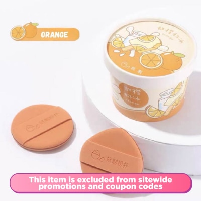 YAOZHI Ice Cream Cushion Puff Sweet Orange 2s