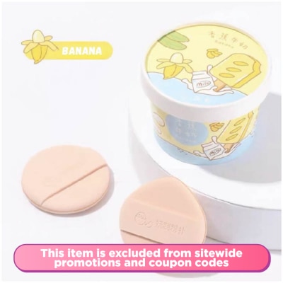 YAOZHI Ice Cream Cushion Puff Banana Milk 2s