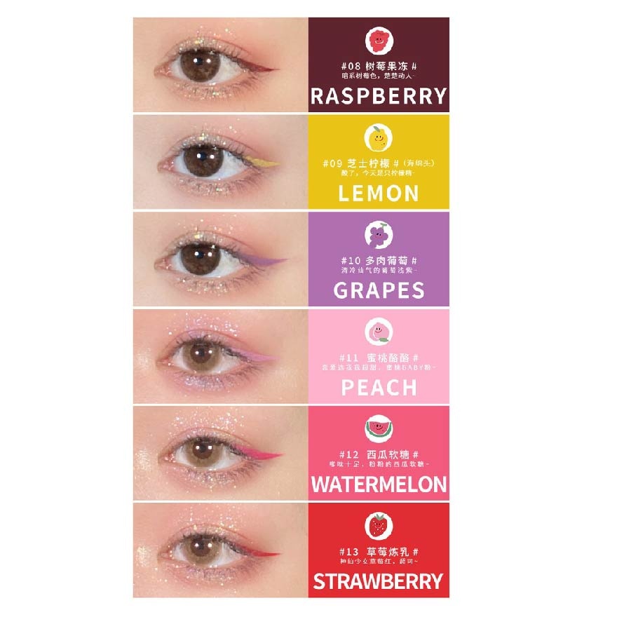 Salade De Fruits Liquid Eyeliner #01 Sesame 0.5ML