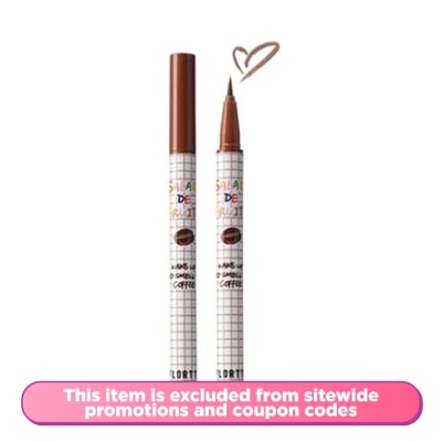FLORTTE Salade De Fruits Liquid Eyeliner #02 Coffee 0.5ML