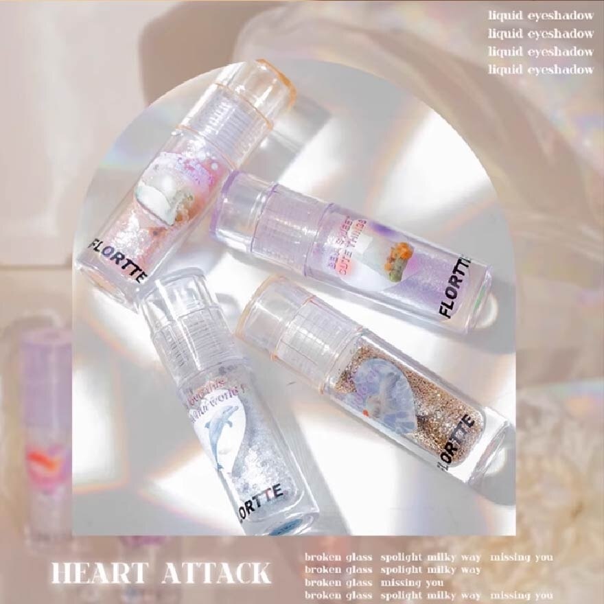 Heart Attack Liquid Eyeshadow Shining 01 Broken Glass 1s