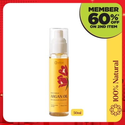 E'LIOE 100% Natural Argan Oil with Rose Perfume 50ml