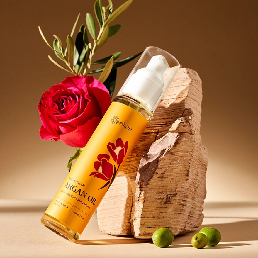 100% Natural Argan Oil with Rose Perfume 50ml image