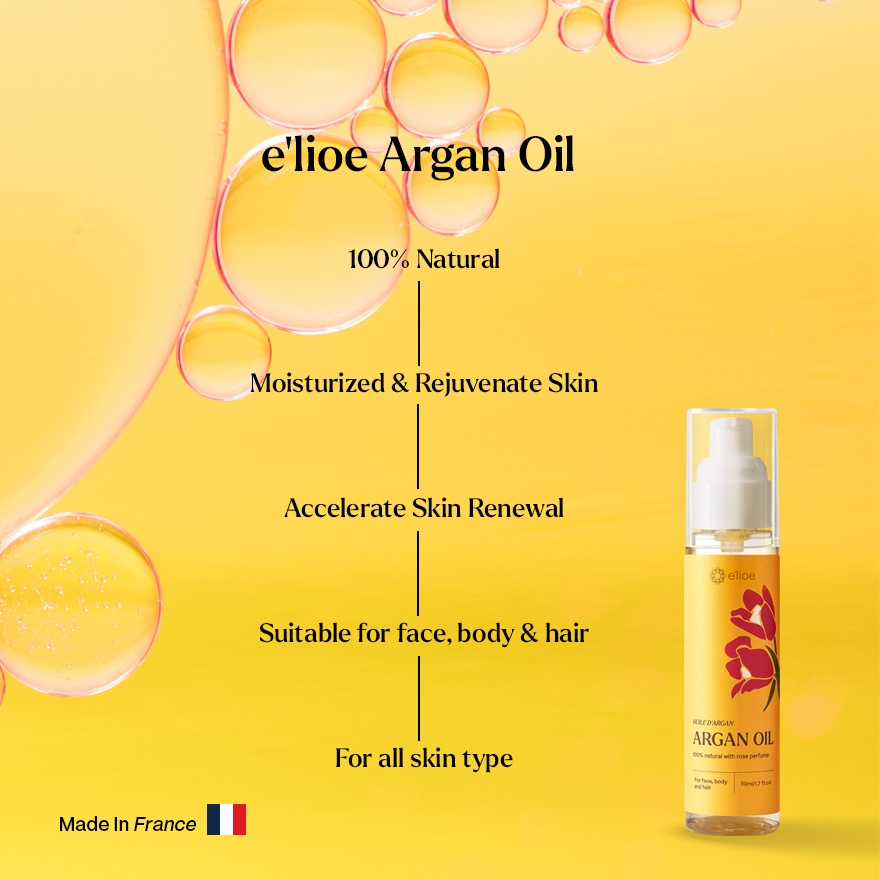 100% Natural Argan Oil with Rose Perfume 50ml image