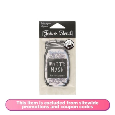 JOHN BLEND Paper air freshener white musk 7g